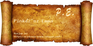 Pinkász Emma névjegykártya